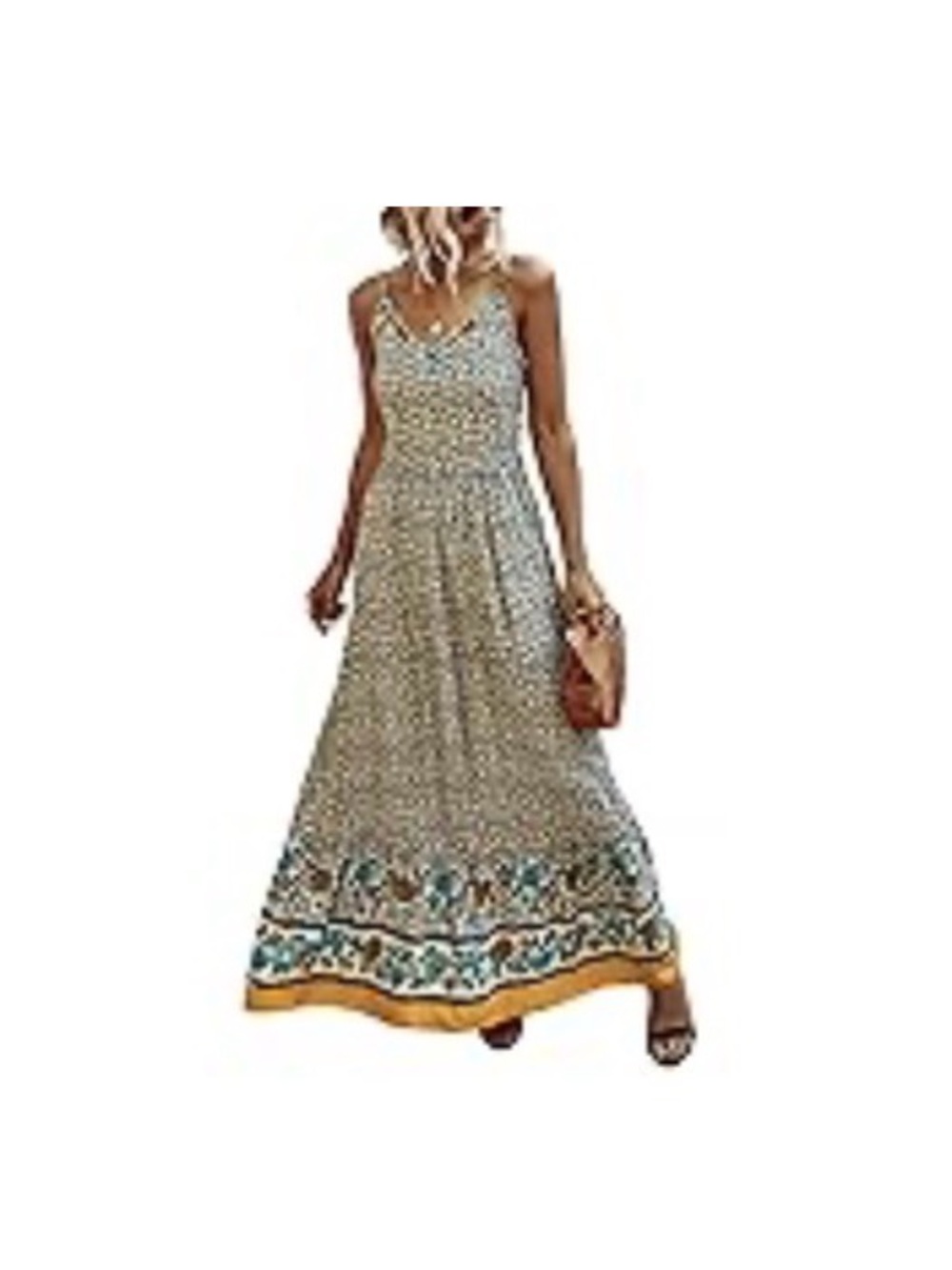 Floral Sleeveless Maxi Dress